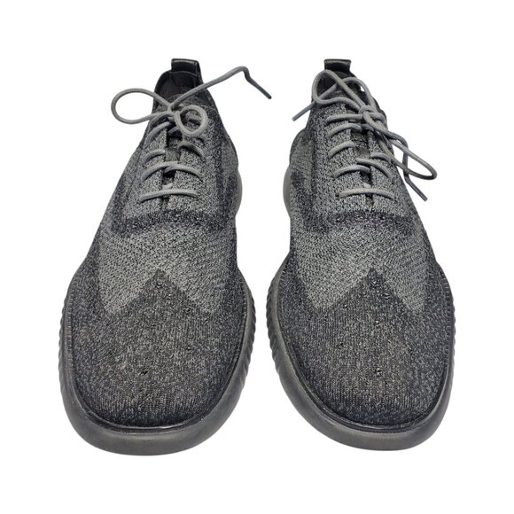 Cole Haan 2.Zerogrand Stitchlite Wingtip Oxfords Knit Shoes Men\'s 11.5 Black